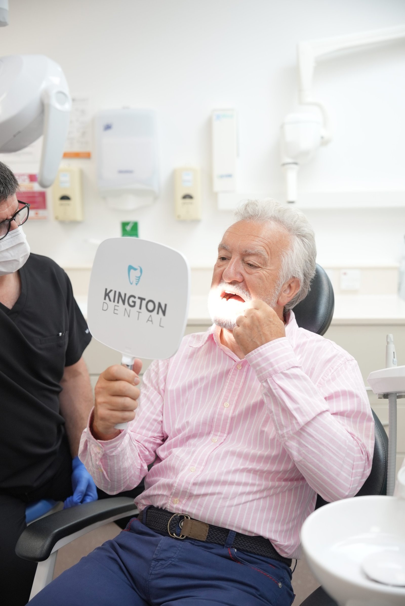 private dental care patient at Kington Dental