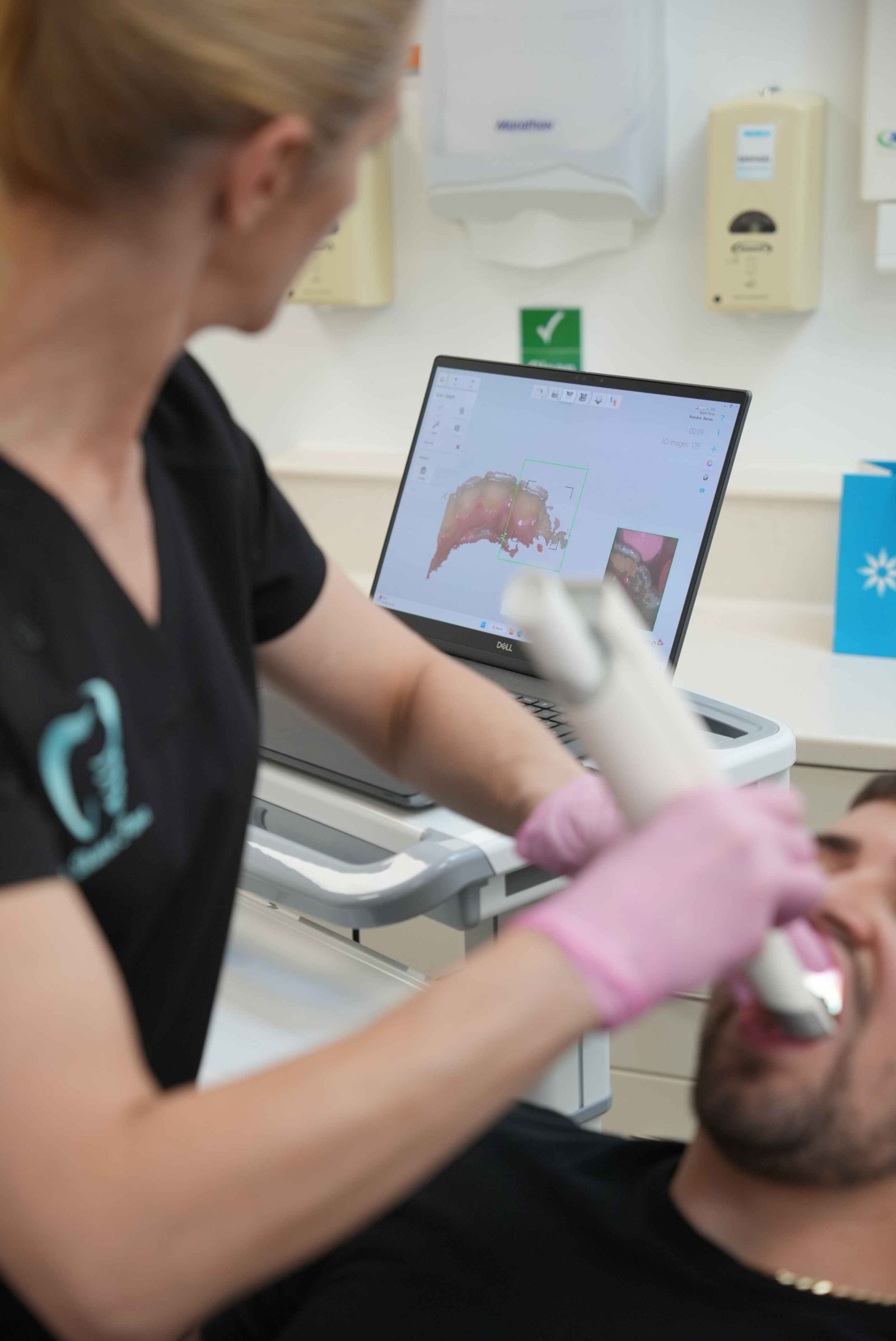 Intraoral Scanner in use at Kington Dental